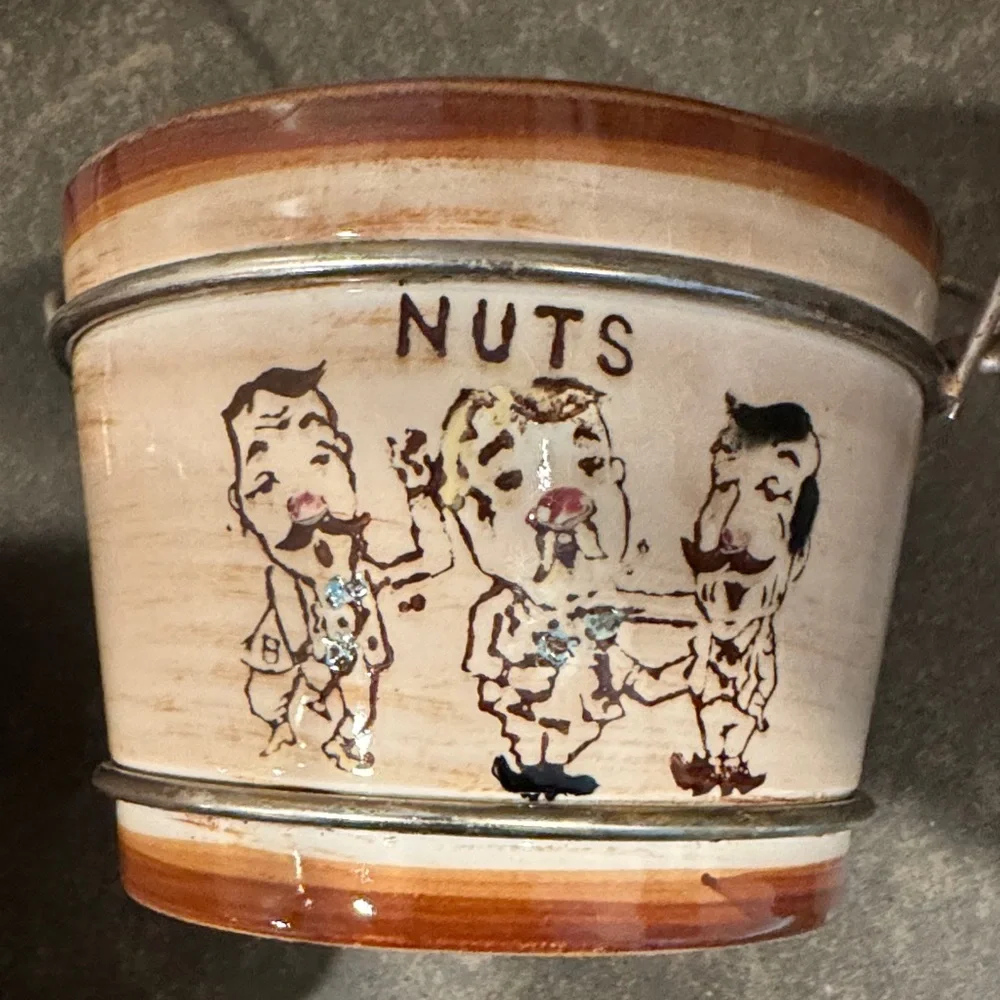 Vintage 1950’s-60’s Snack Buckets Set